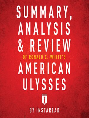 cover image of Summary, Analysis & Review of Ronald C. White's American Ulysses